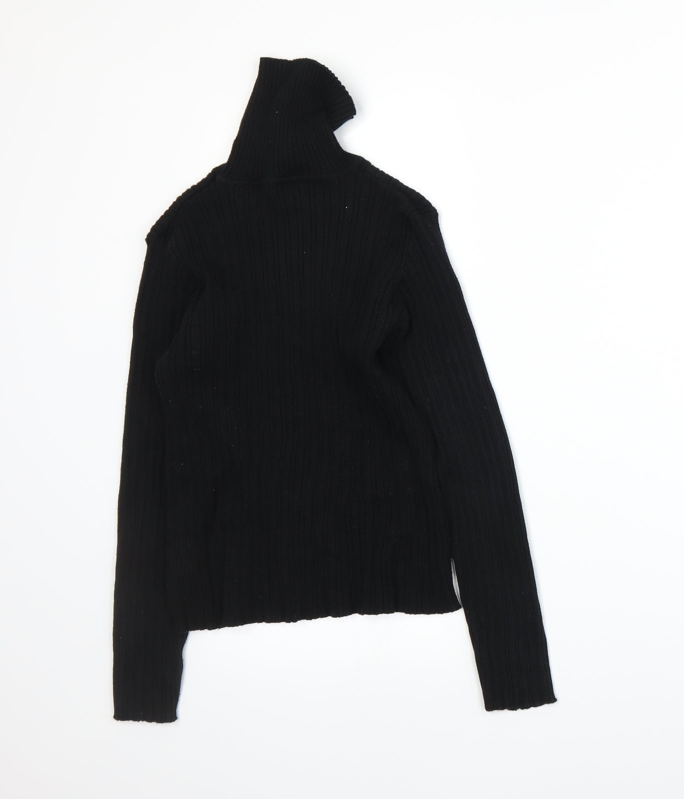 Nutmeg Girls Black   Pullover Jumper Size 11-12 Years