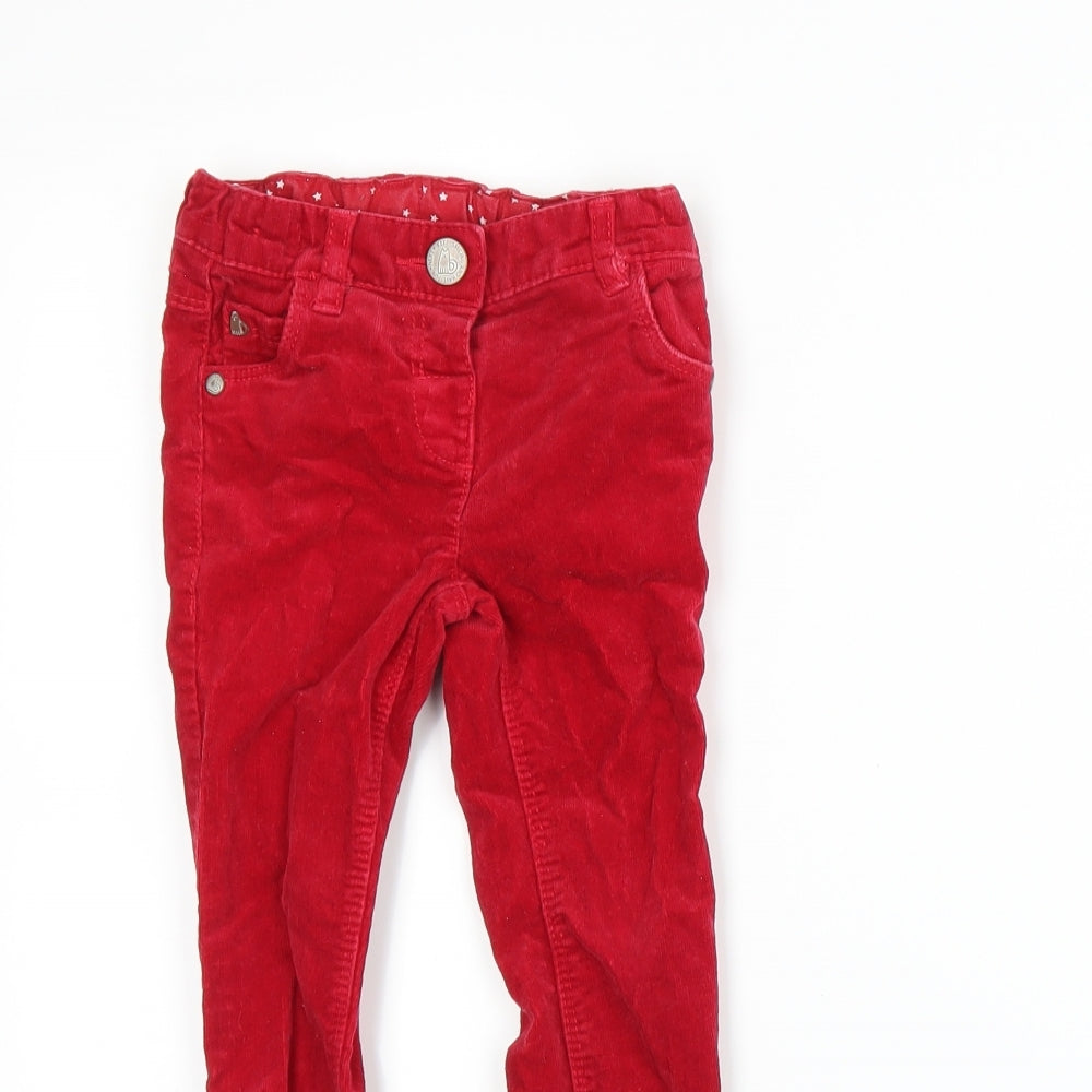 NEXT Girls Red   Skinny Jeans Size 2-3 Years