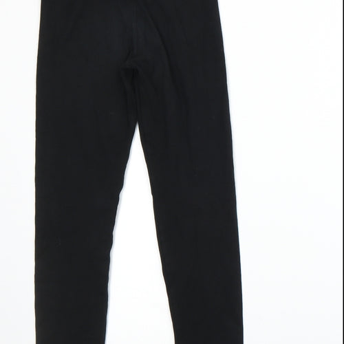 River Island Girls Black   Capri Trousers Size 9-10 Years