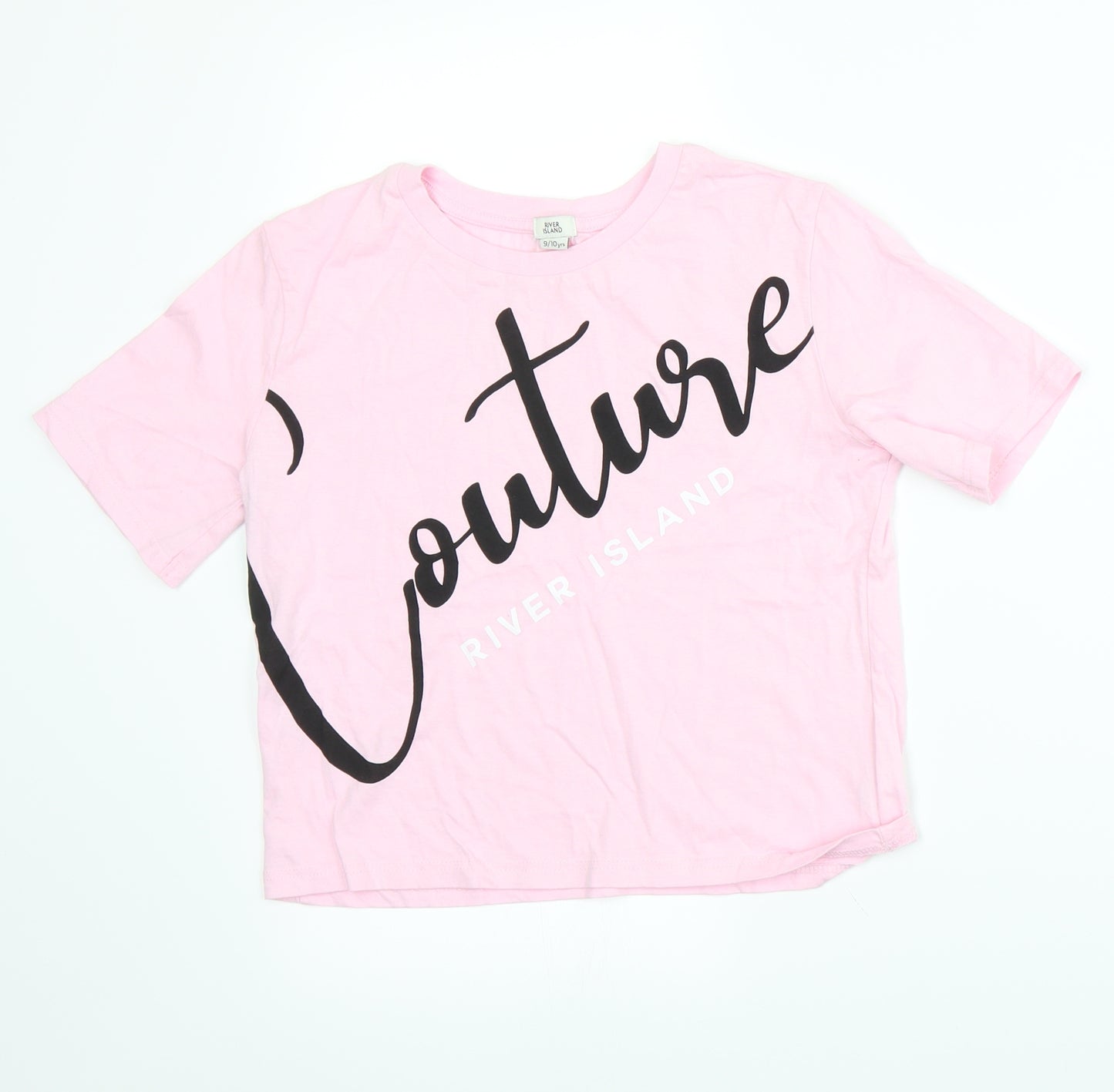 River Island Girls Pink   Basic T-Shirt Size 9-10 Years