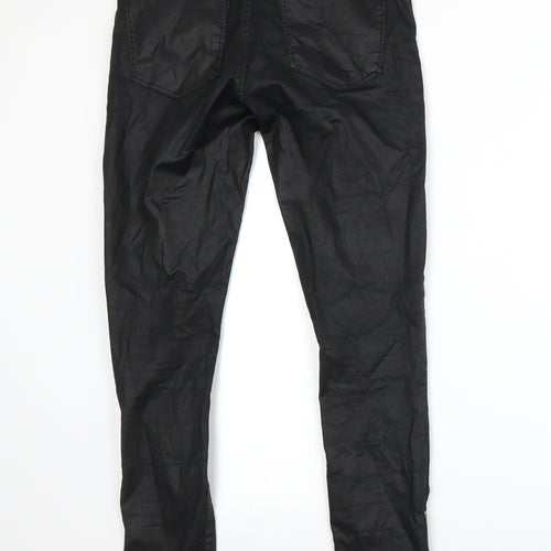 Topshop Womens Black   Skinny Jeans Size 8 L27 in