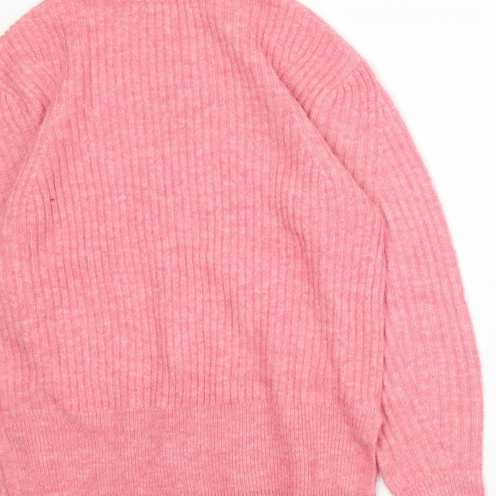 F&F Womens Pink  Knit Pullover Jumper Size 6