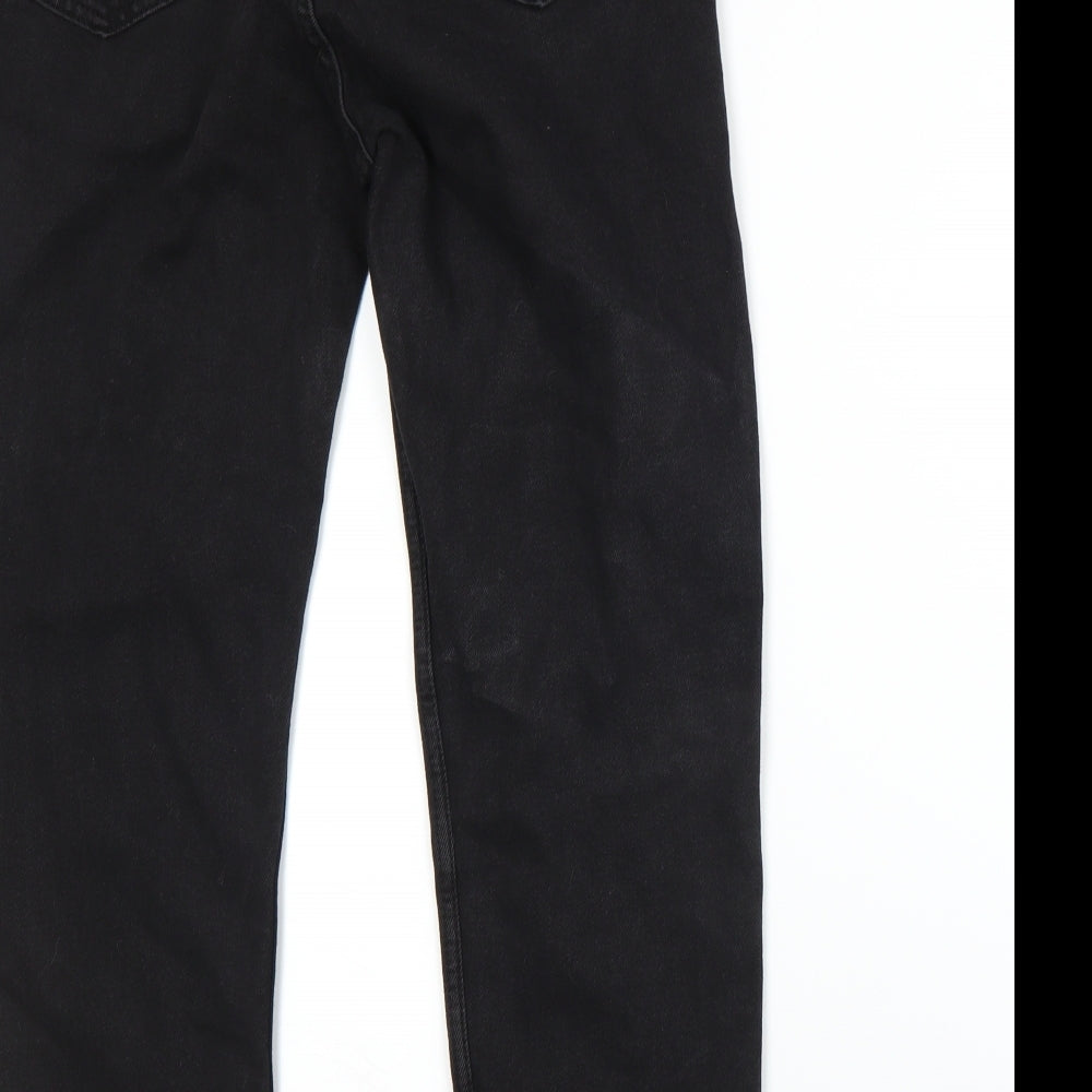 Primark Womens Grey   Straight Jeans Size 14 L25 in