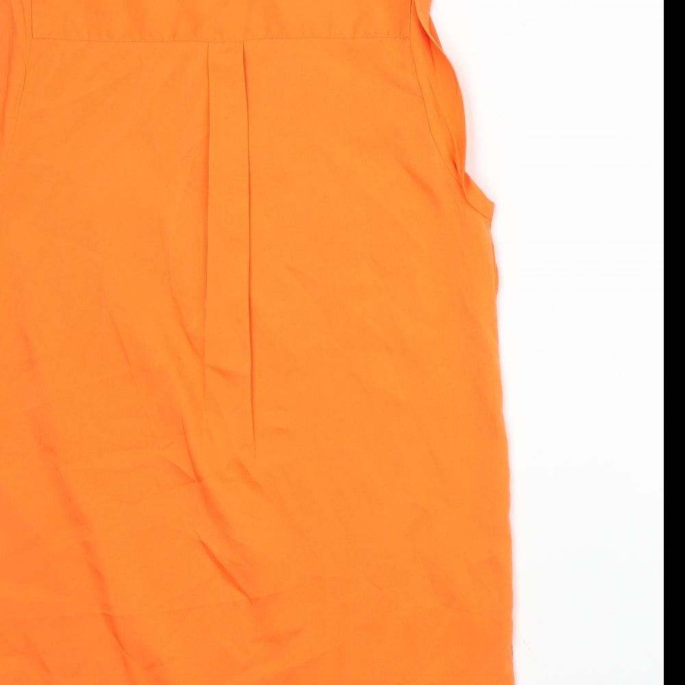 Buffalo Womens Orange   Basic Blouse Size 14