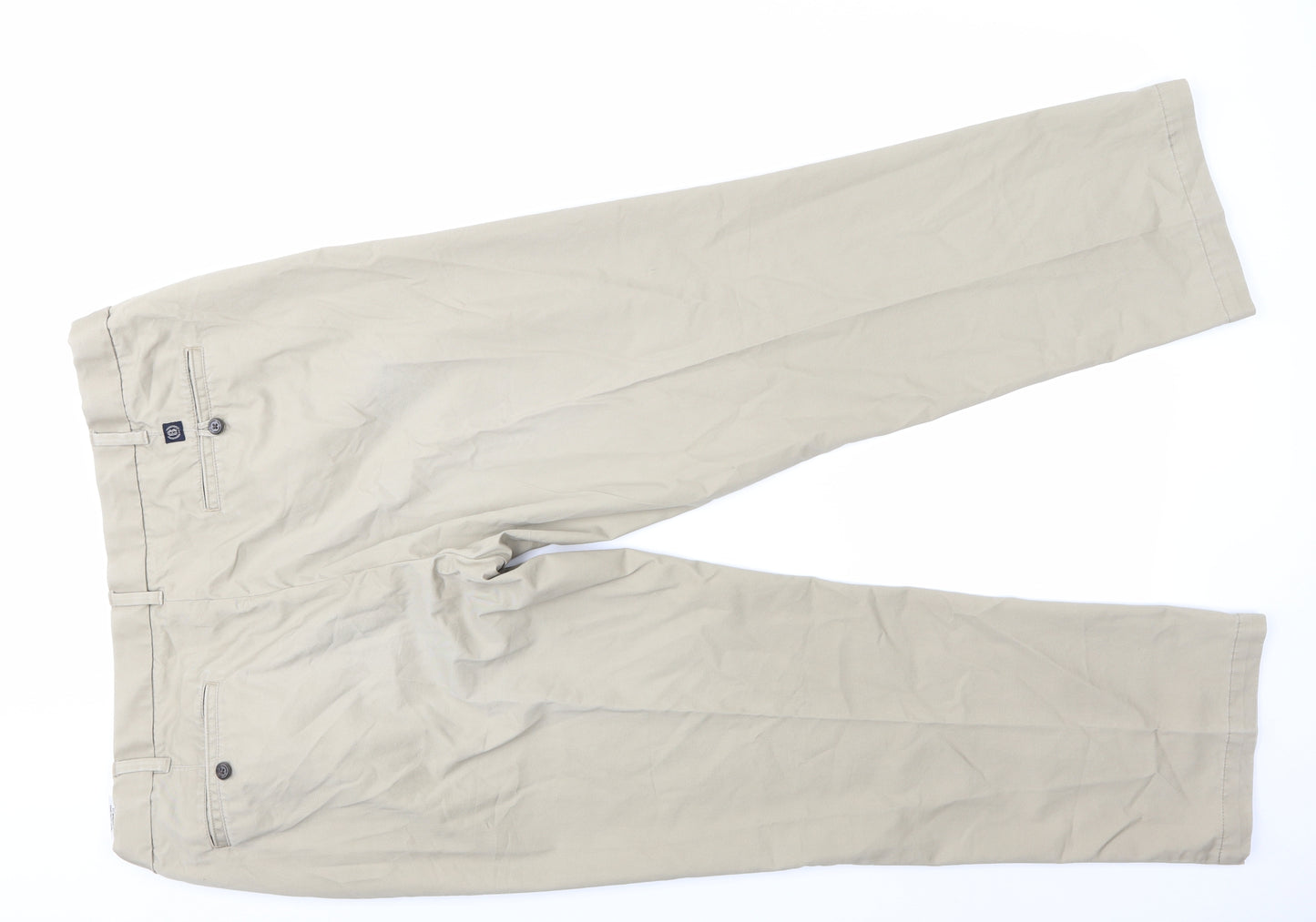 Blue Harbour Mens Beige   Chino Trousers Size 42 in L29 in