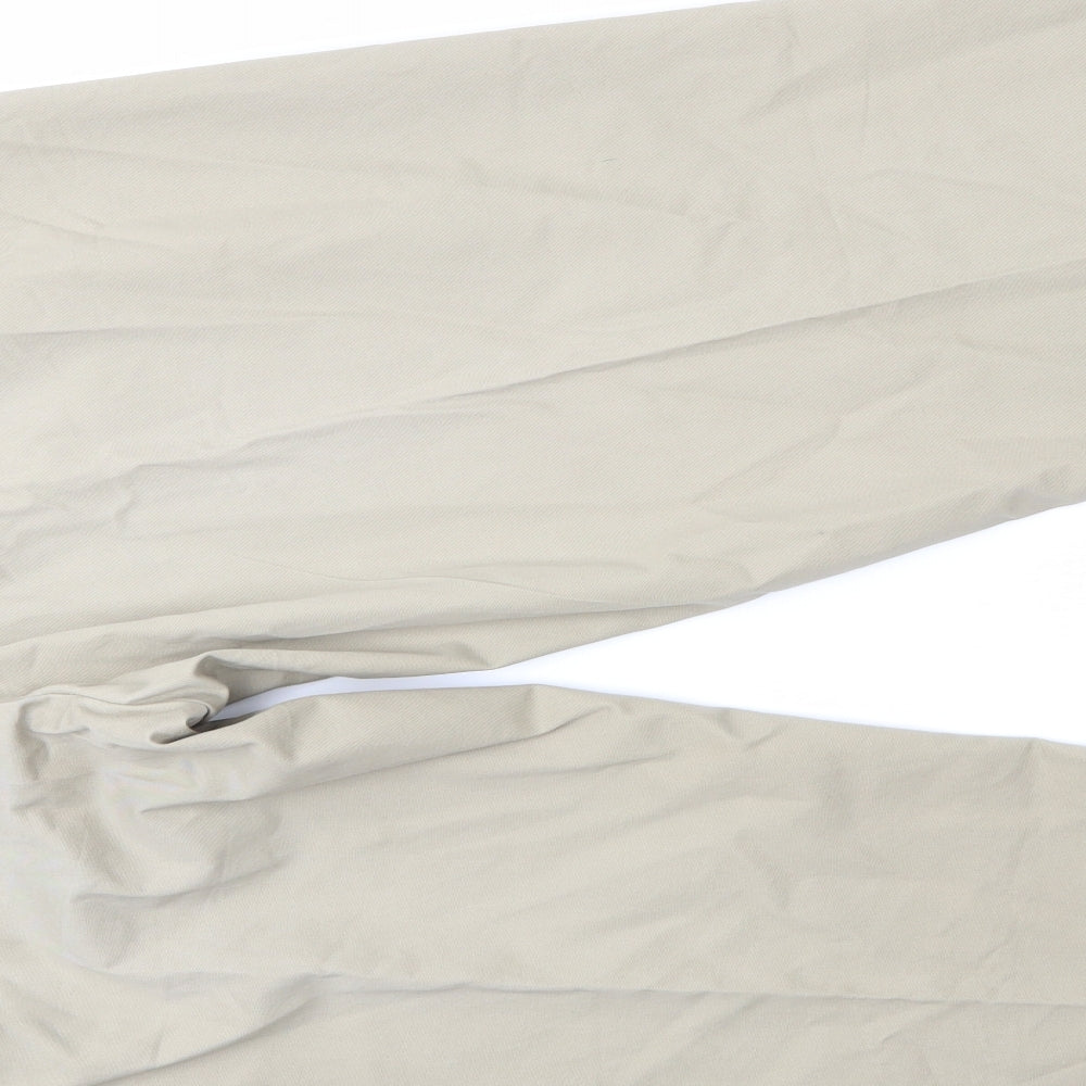 Blue Harbour Mens Beige   Chino Trousers Size 42 in L29 in