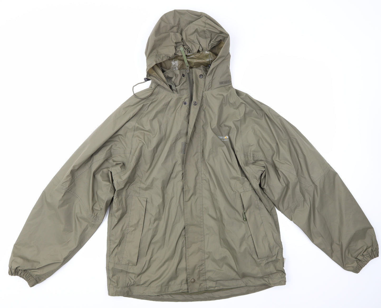 Regatta Mens Green  Canvas Rain Coat Coat Size M  - Waterproof