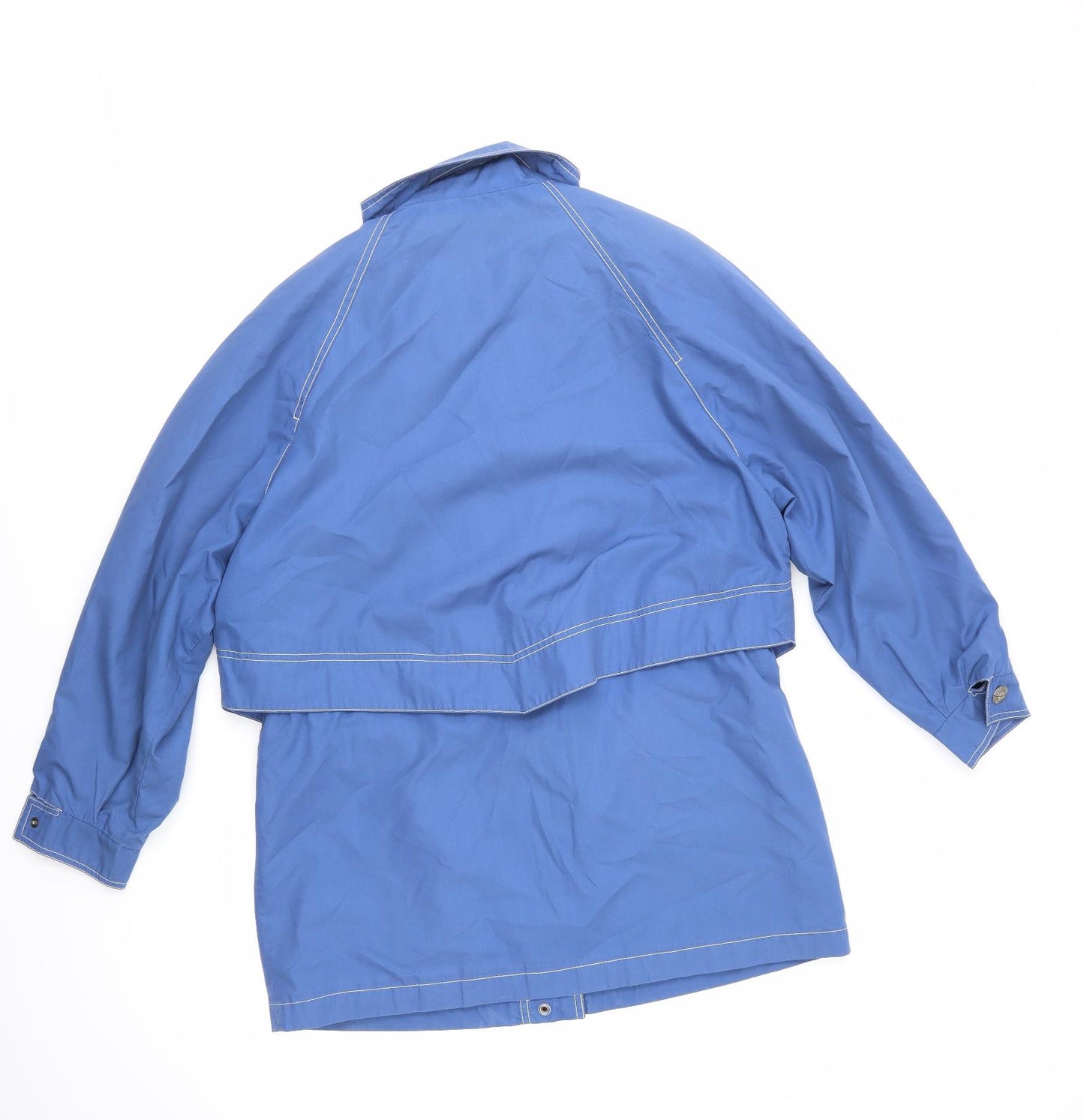 Telemac Womens Blue   Rain Coat Jacket Size 14