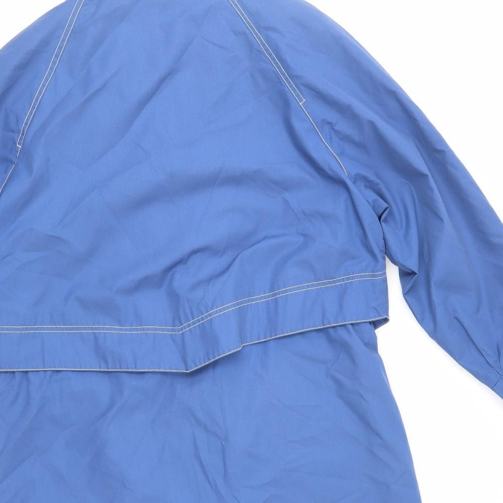 Telemac Womens Blue   Rain Coat Jacket Size 14