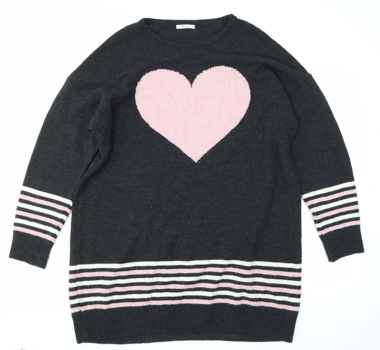 TU Womens Black   Pullover Jumper Size 16