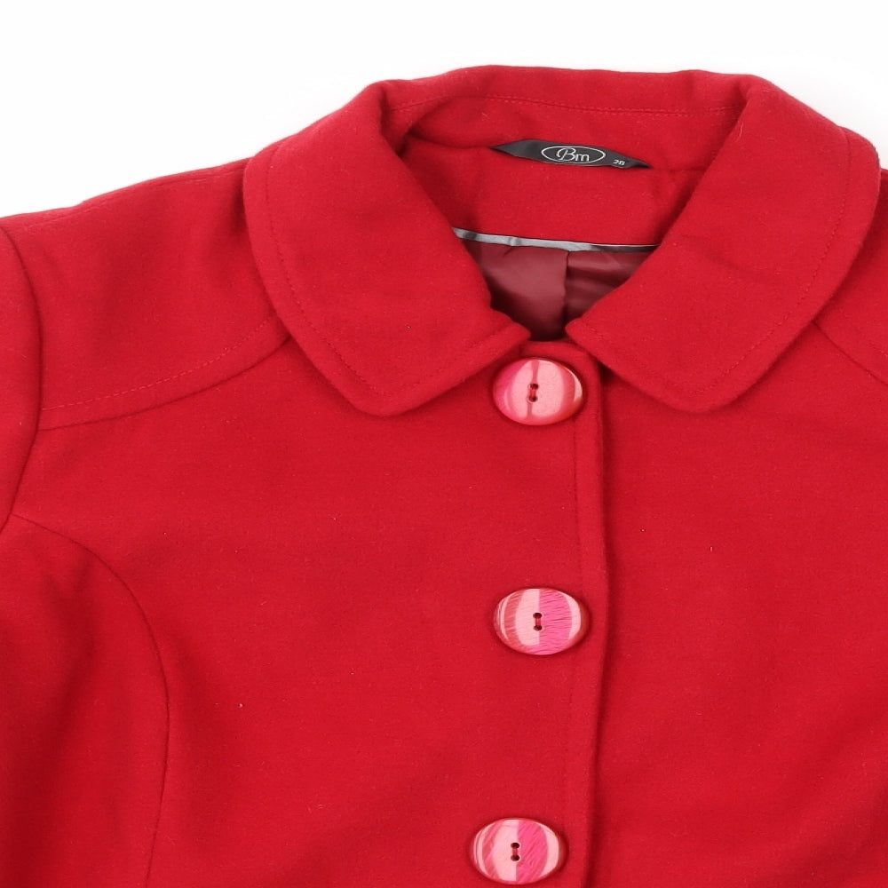 BM Womens Red   Jacket Coat Size 20
