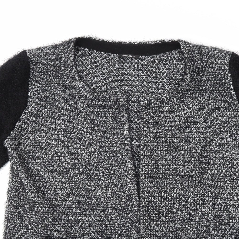 Roman Womens Black   Cardigan Jumper Size 14