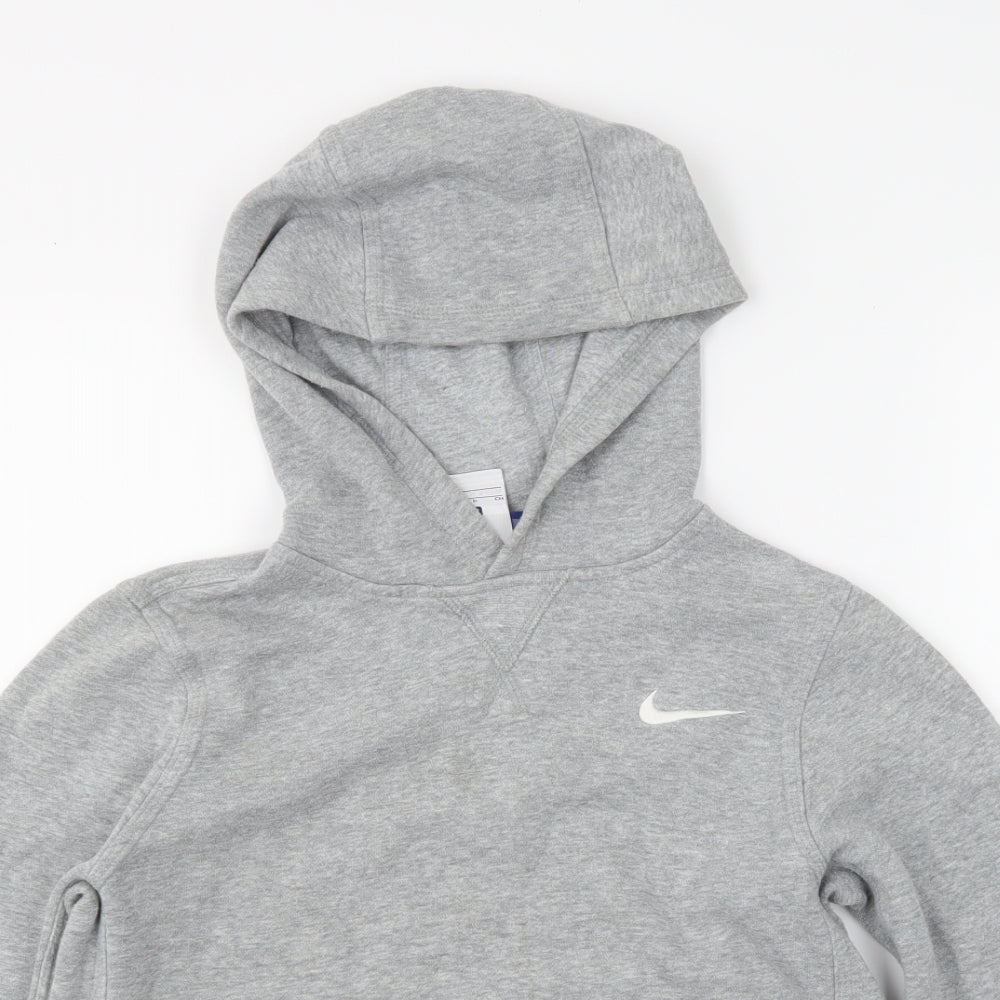 Nike Boys Grey   Pullover Hoodie Size 8-9 Years