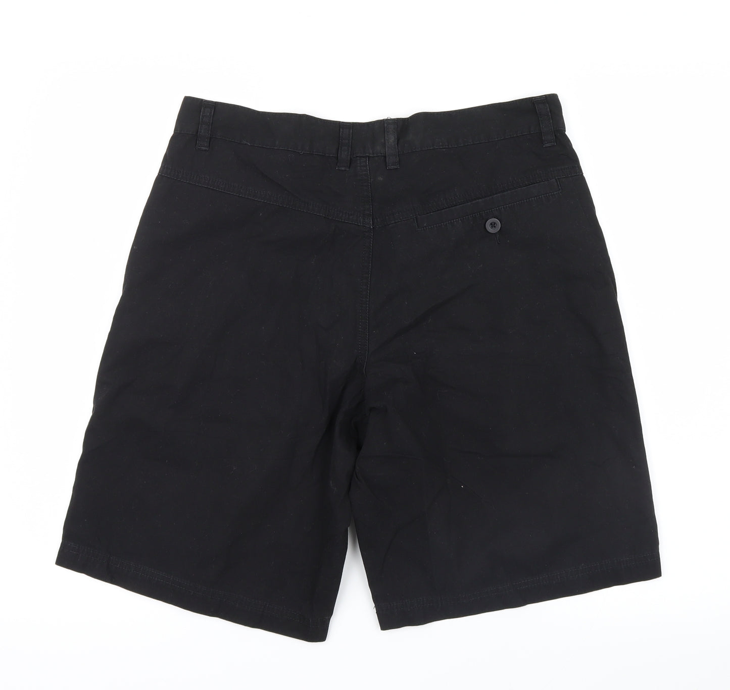 Zantos Mens Black   Bermuda Shorts Size 32 in