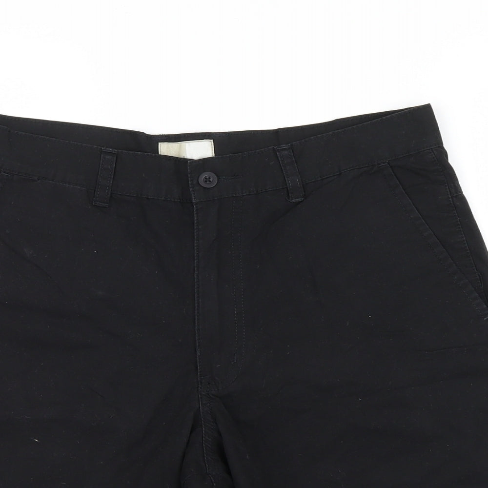 Zantos Mens Black   Bermuda Shorts Size 32 in