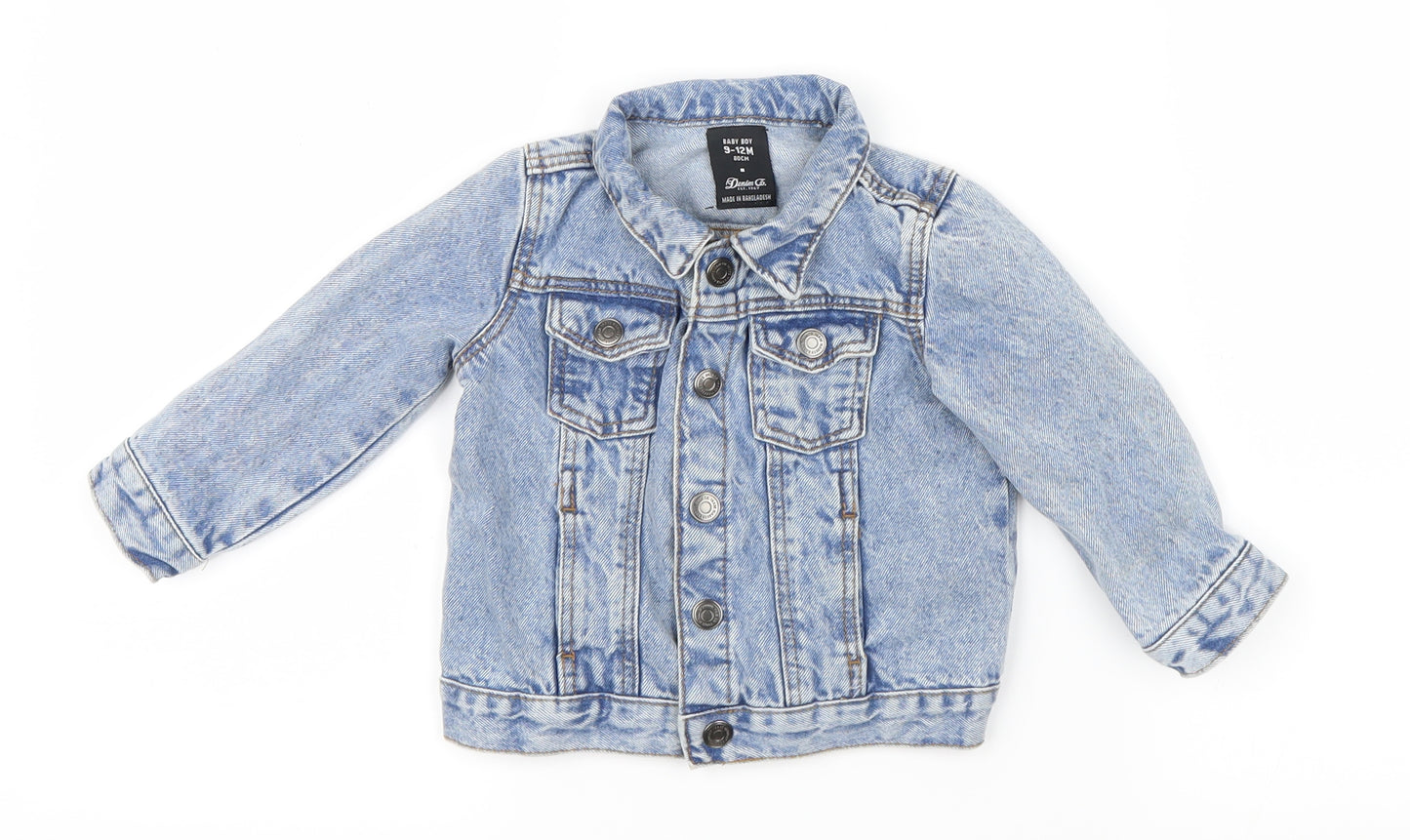 Primark Boys Blue  Denim Jacket  Size 9-12 Months