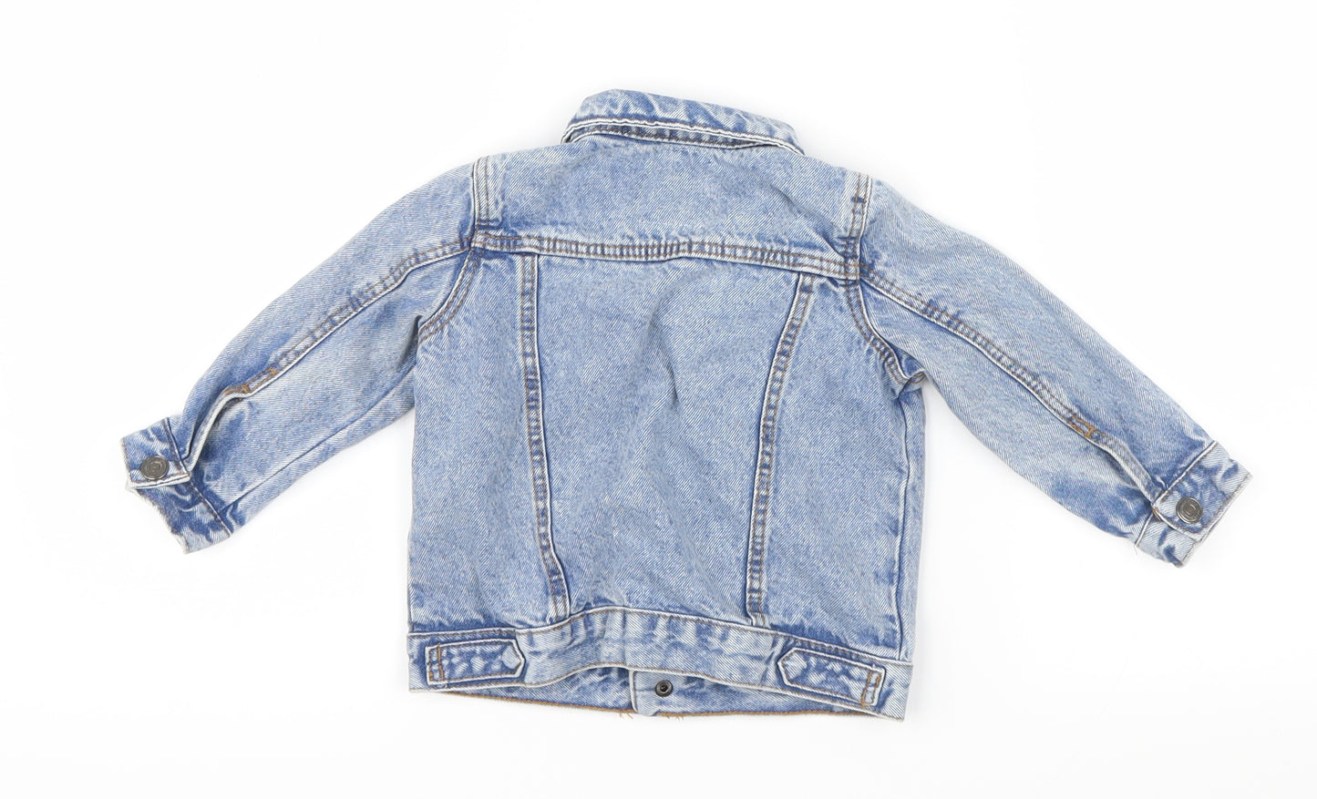 Primark Boys Blue  Denim Jacket  Size 9-12 Months