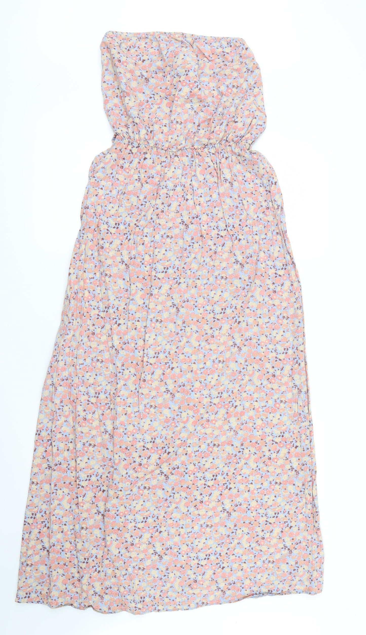 New Look Girls Pink Floral  Shirt Dress  Size 14 Years