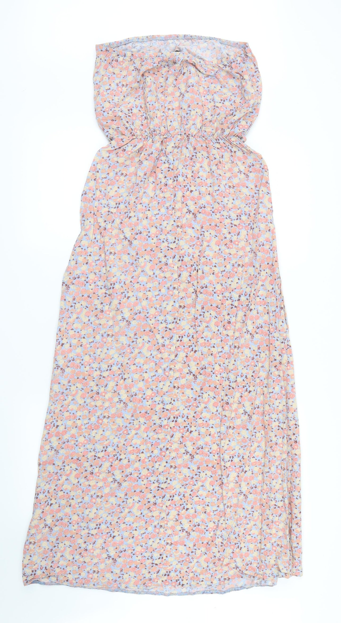 New Look Girls Pink Floral  Shirt Dress  Size 14 Years