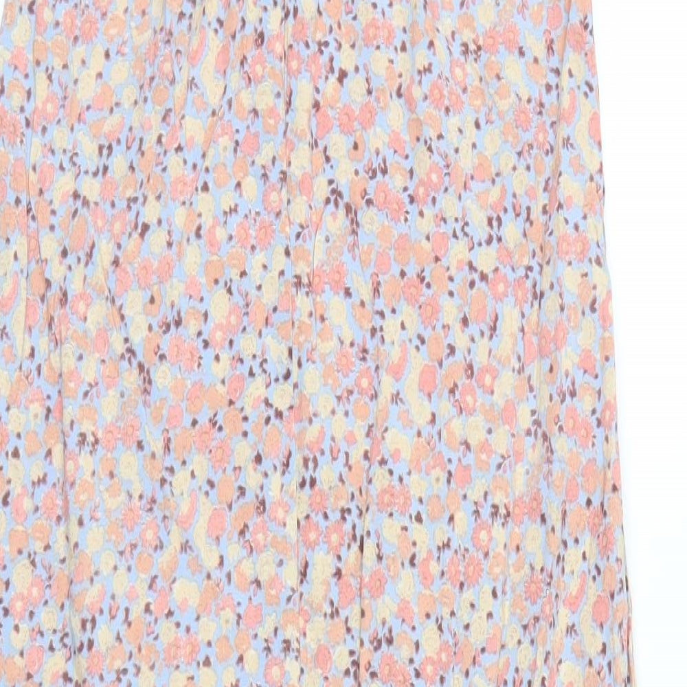 New Look Girls Pink Floral  Shirt Dress  Size 14 Years