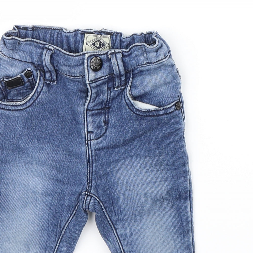 NEXT Boys Blue  Denim Capri Jeans Size 9-12 Months