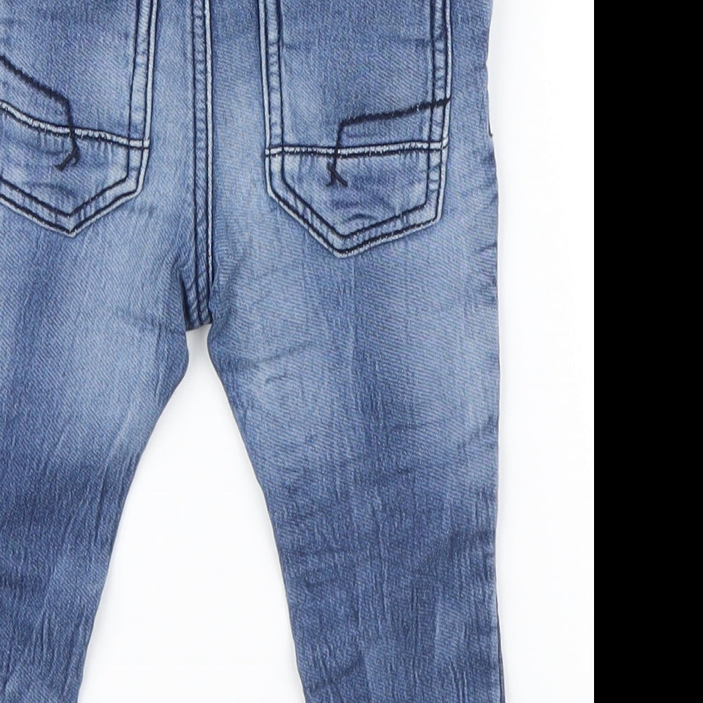 NEXT Boys Blue  Denim Capri Jeans Size 9-12 Months