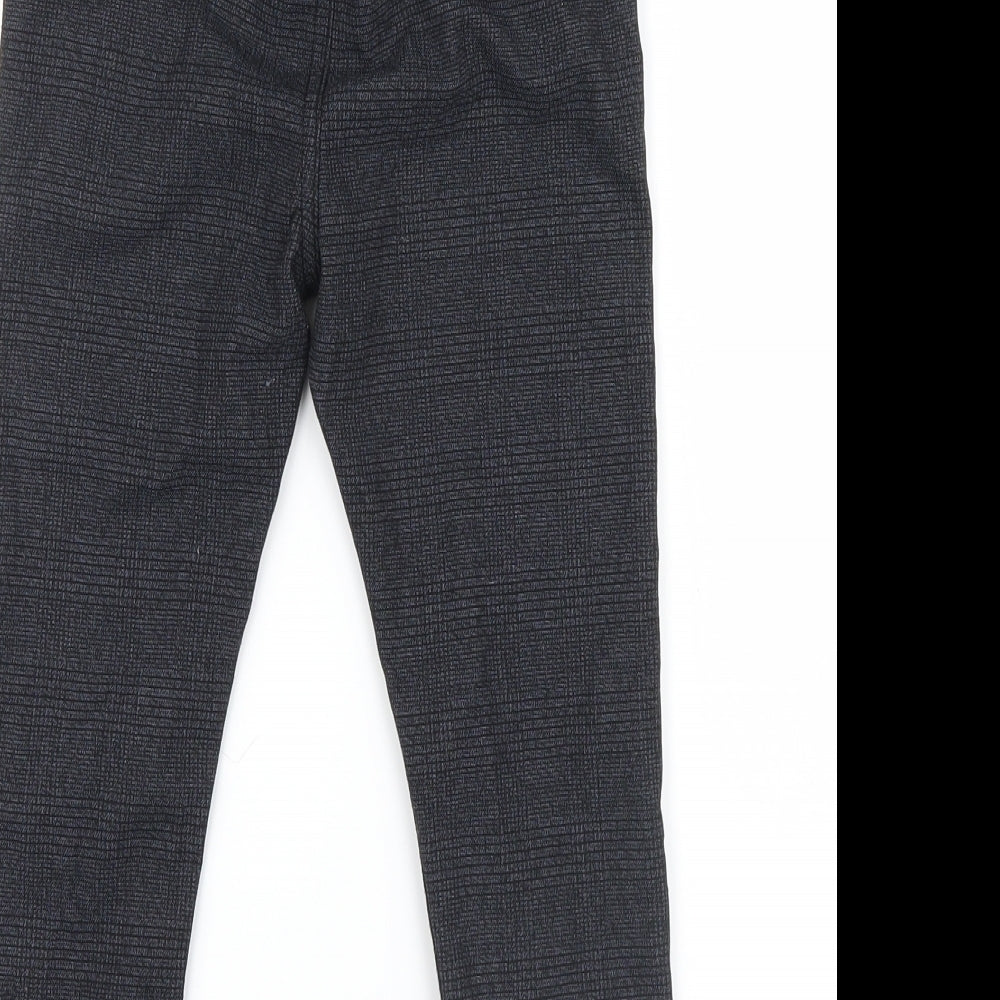 Matalan Boys Grey Check  Capri Trousers Size 3-4 Years