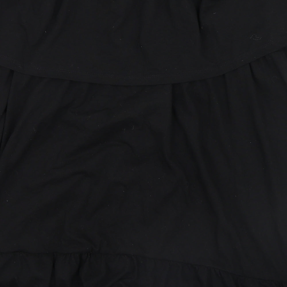 Yours Womens Black   Basic T-Shirt Size 26