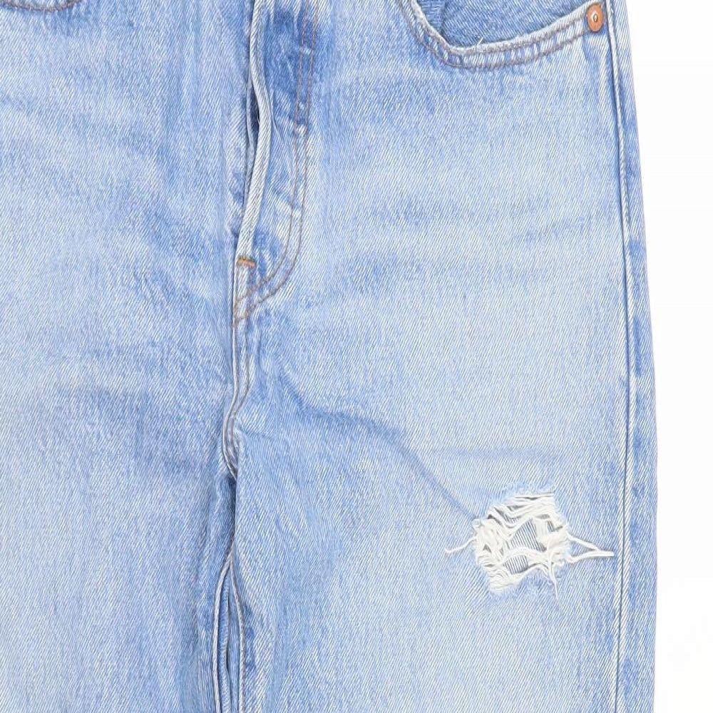 Levi's Mens Blue  Denim Straight Jeans Size 30 in L26 in