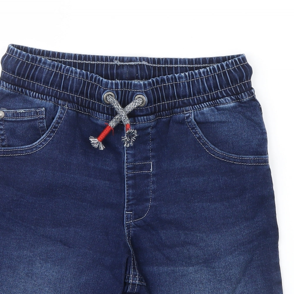 George Boys Blue  Denim Bermuda Shorts Size 10-11 Years