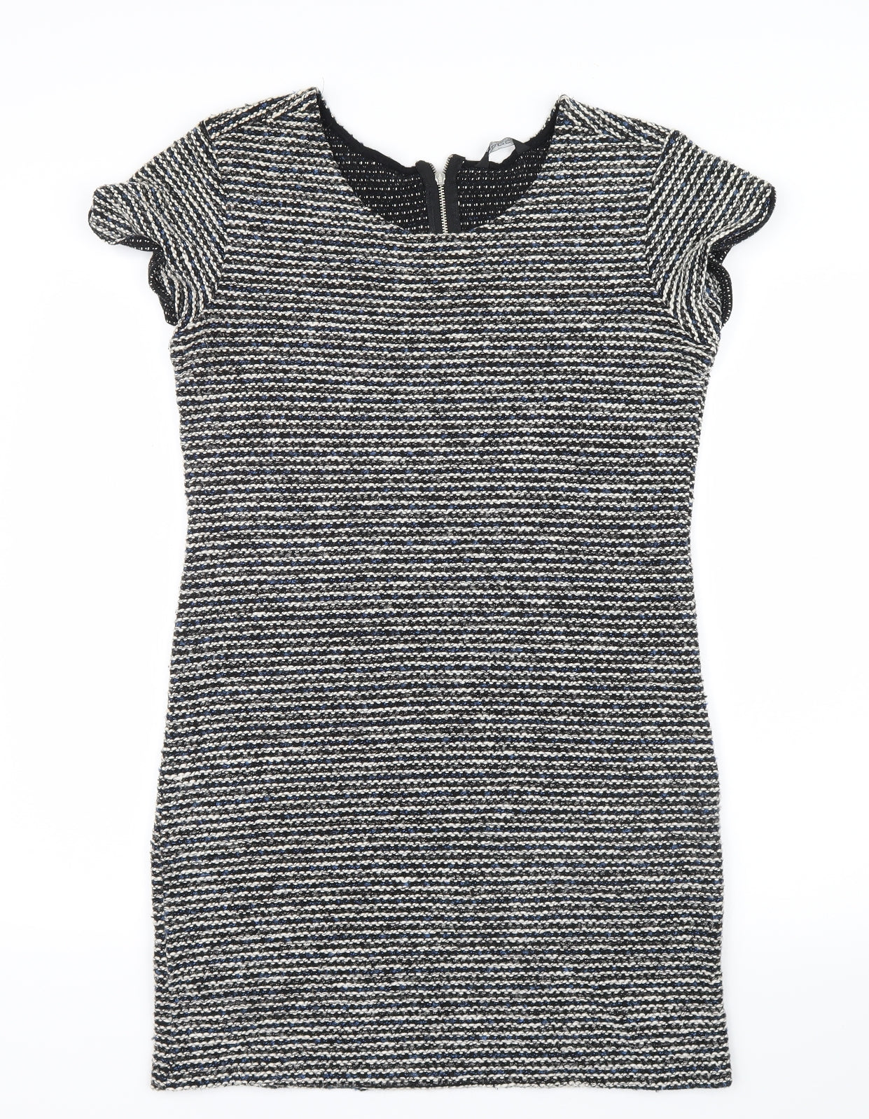 Select Womens Blue  Knit Shirt Dress  Size 12