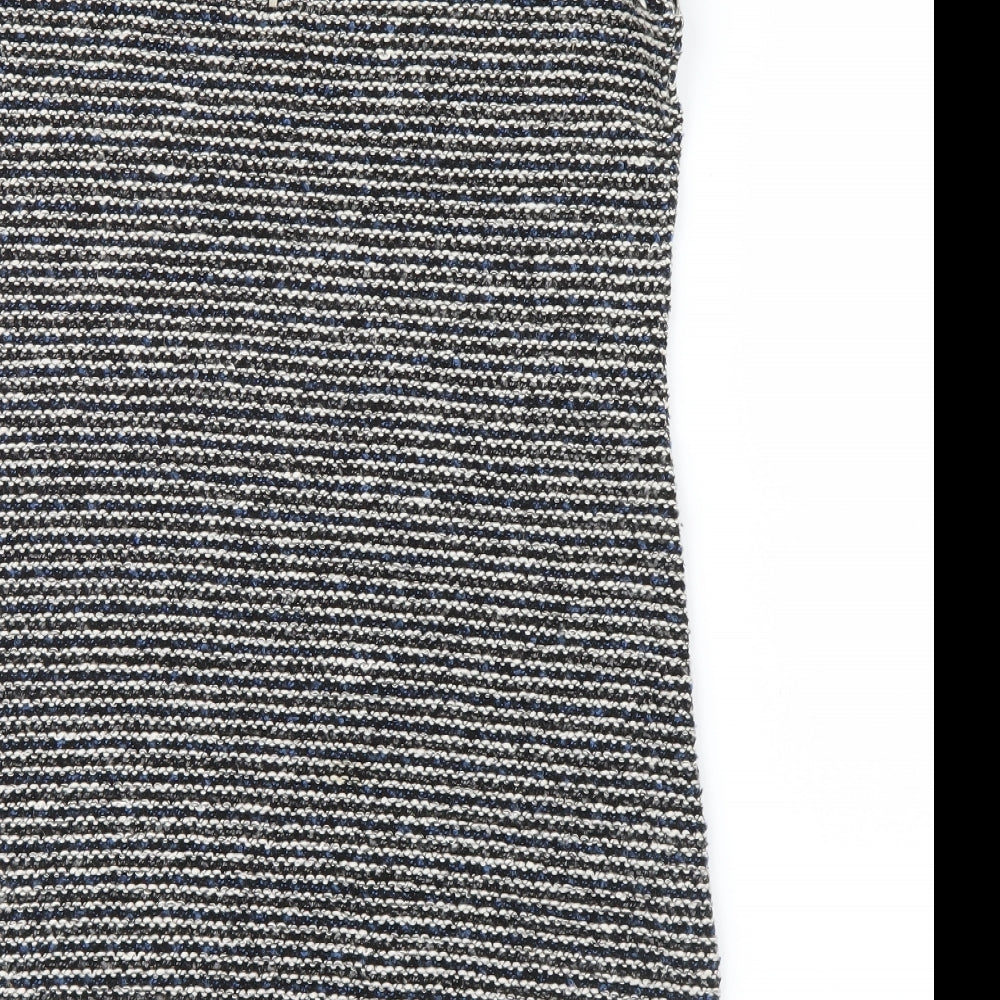 Select Womens Blue  Knit Shirt Dress  Size 12