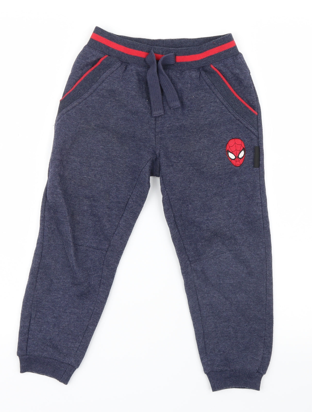 Marvel Boys Blue   Jogger Trousers Size 4-5 Years - Spider Man