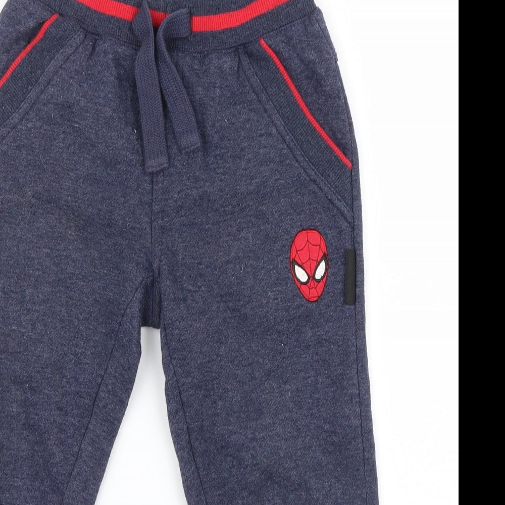 Marvel Boys Blue   Jogger Trousers Size 4-5 Years - Spider Man