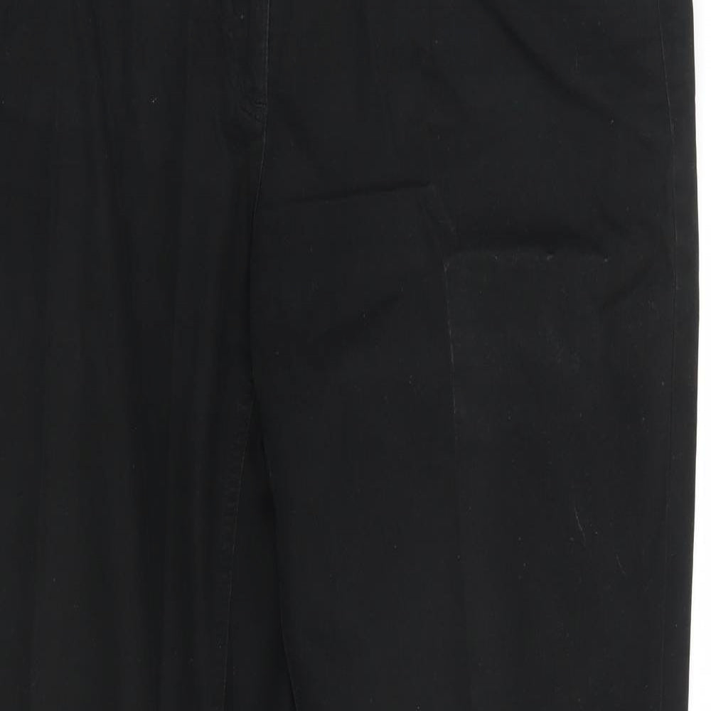 Marks and Spencer Womens Black   Straight Jeans Size 14 L30 in
