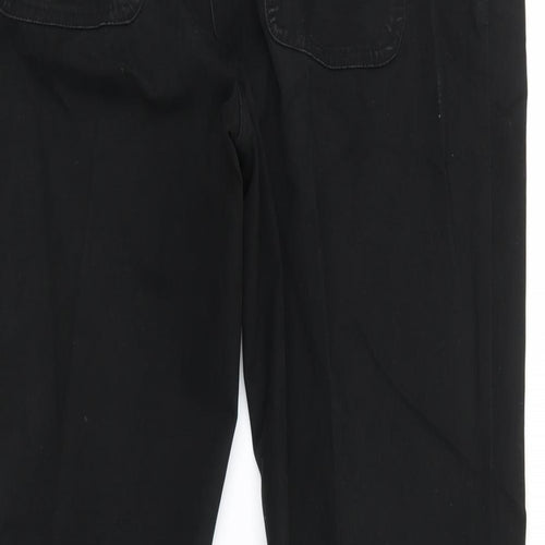 Marks and Spencer Womens Black   Straight Jeans Size 14 L30 in