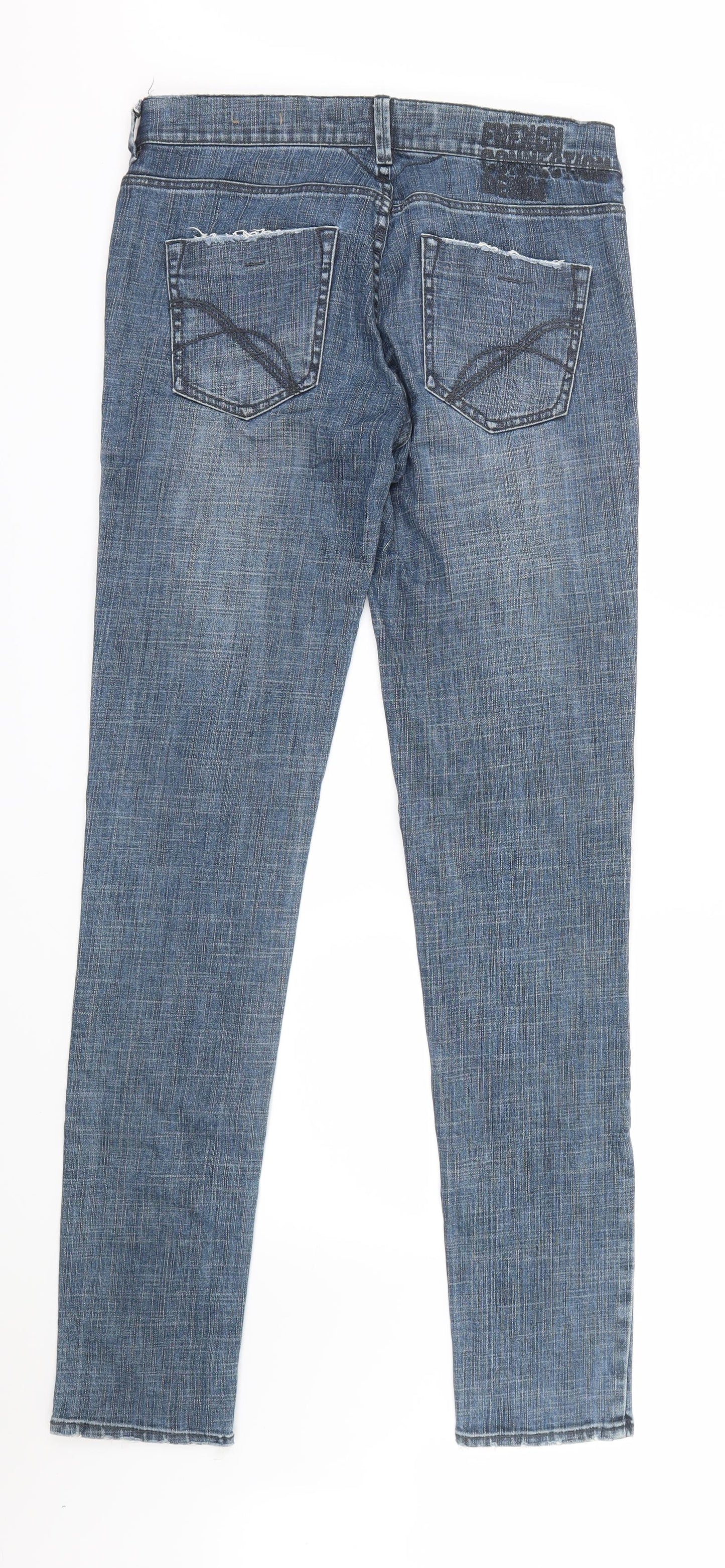 French Connection Womens Blue  Denim Skinny Jeans Size 12 L33 in