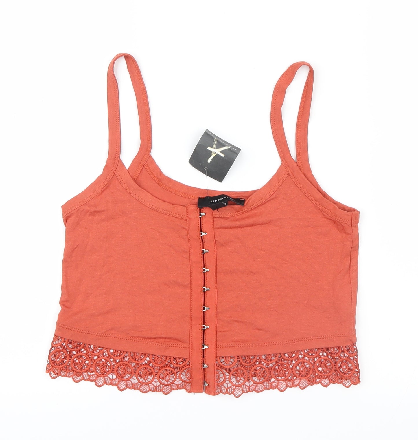 Atmosphere Womens Orange   Cropped T-Shirt Size 10