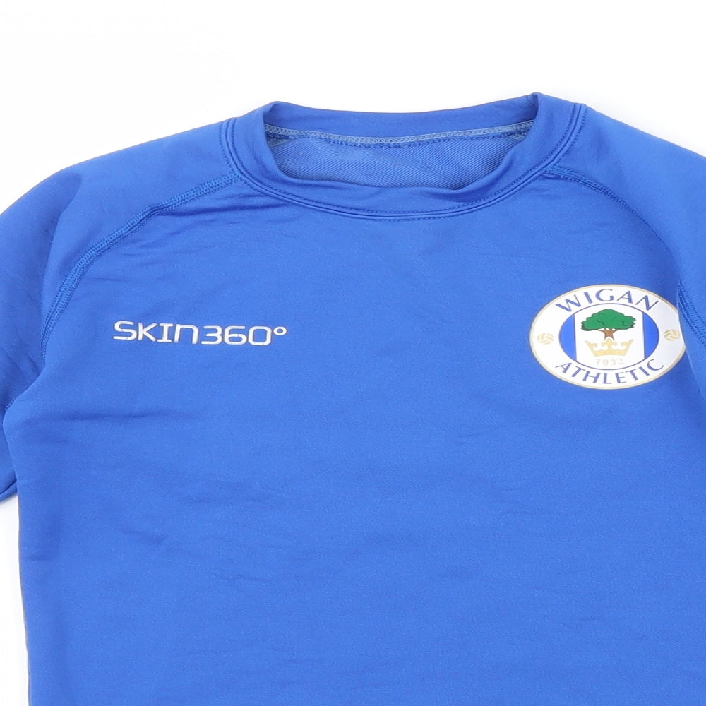 Skin 360 Boys Blue   Basic Casual Size 11-12 Years  - Wigan Athletics