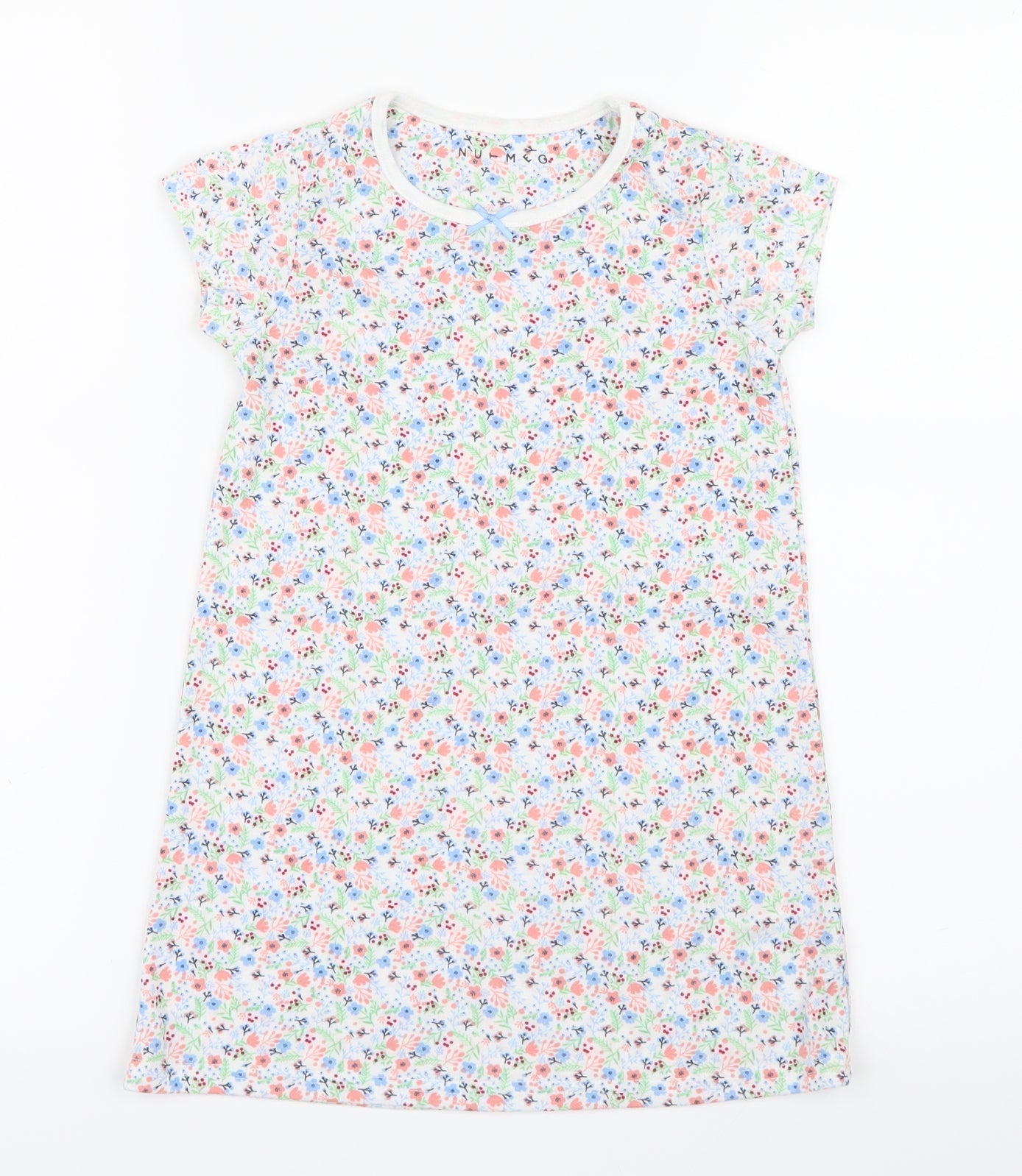 Nutmeg Girls Pink Floral  Shirt Dress  Size 3-4 Years