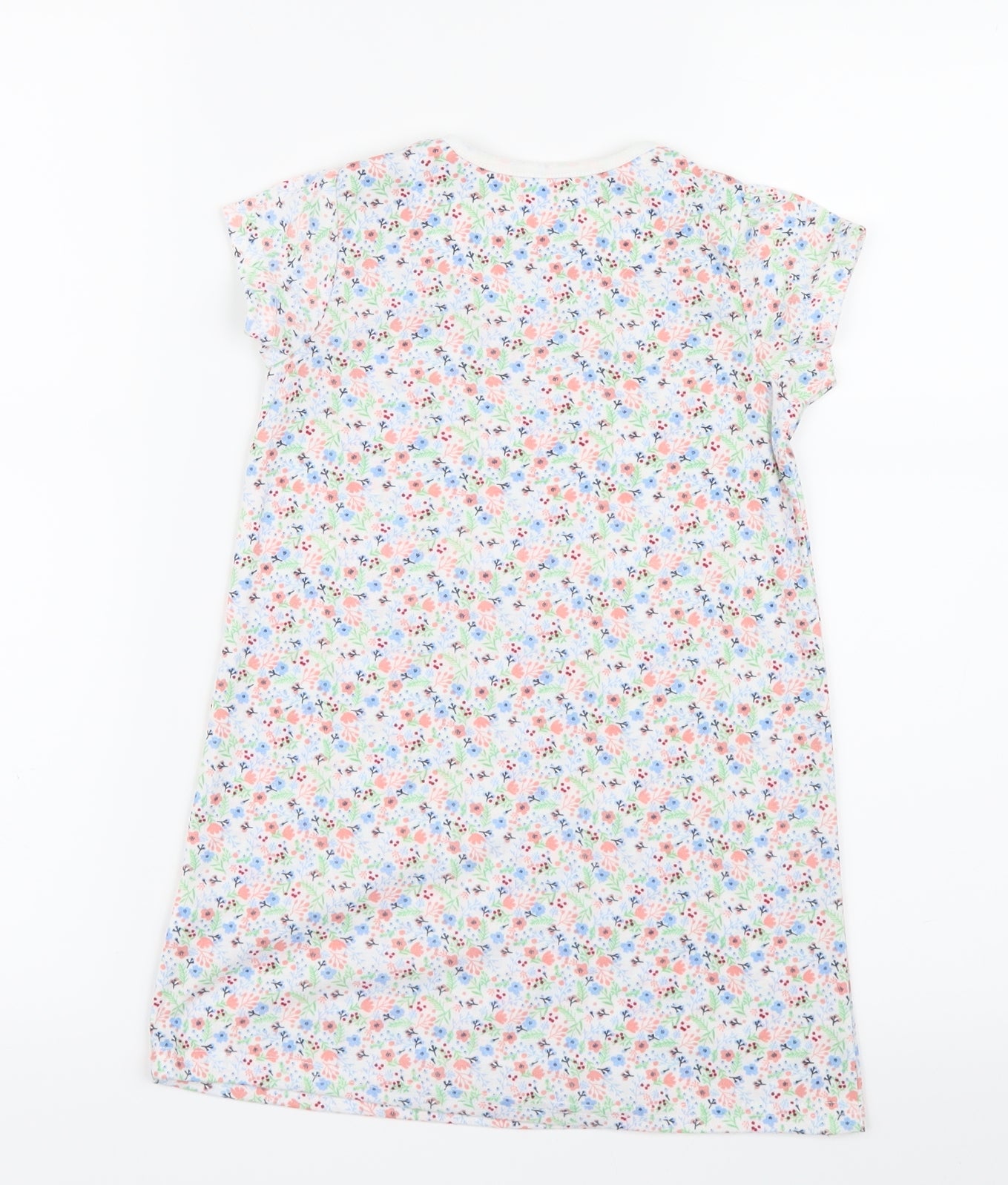Nutmeg Girls Pink Floral  Shirt Dress  Size 3-4 Years