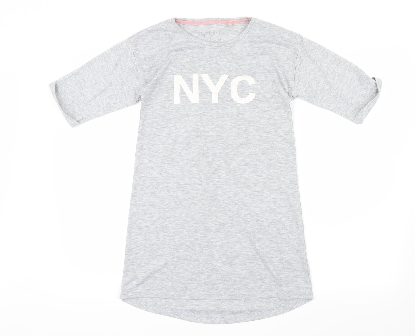 NEXT Girls Grey Geometric  Cami Pyjama Top Size 9 Years  - NYC