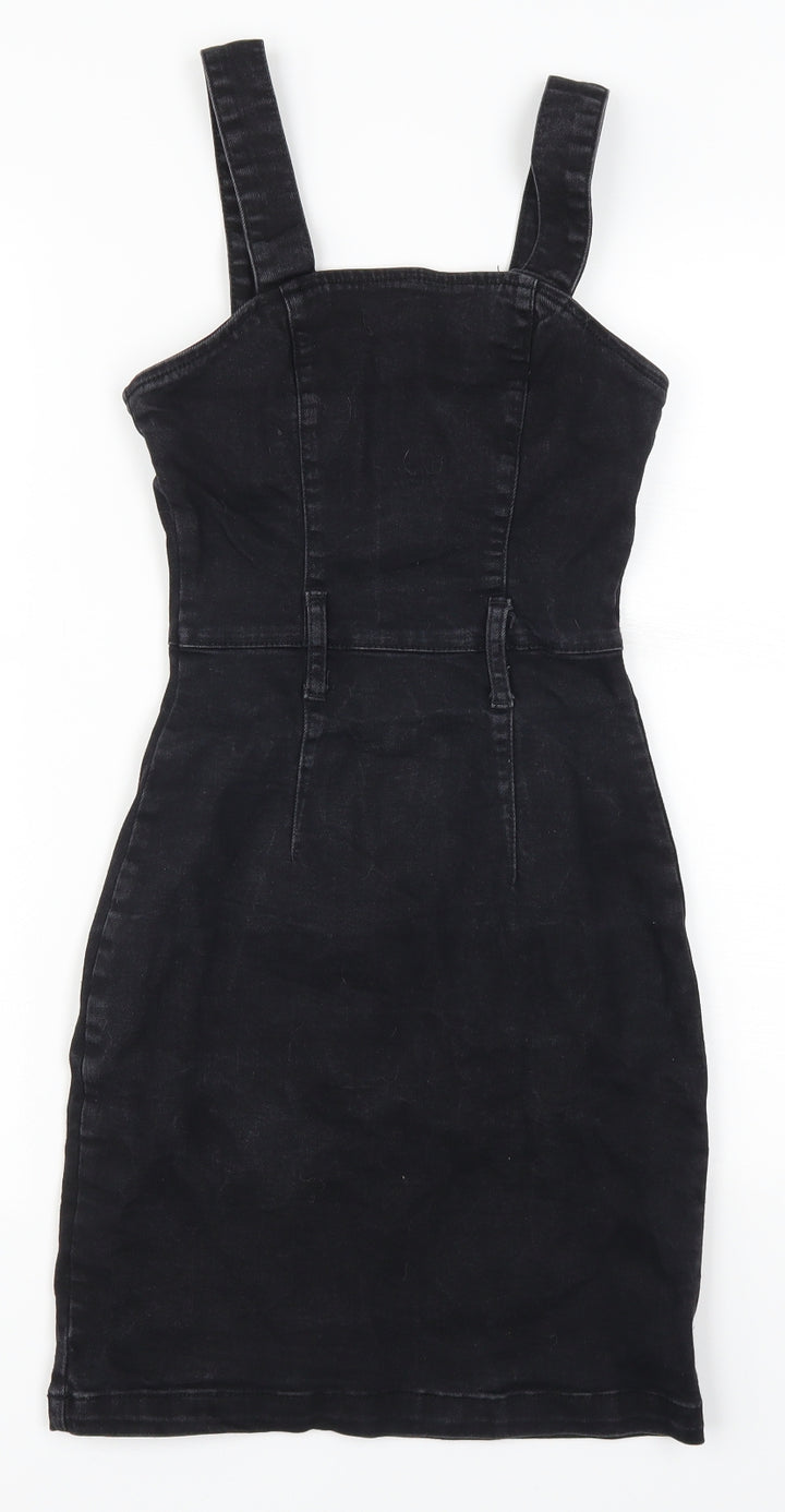 Denim Co Womens Black  Denim Mini  Size 4