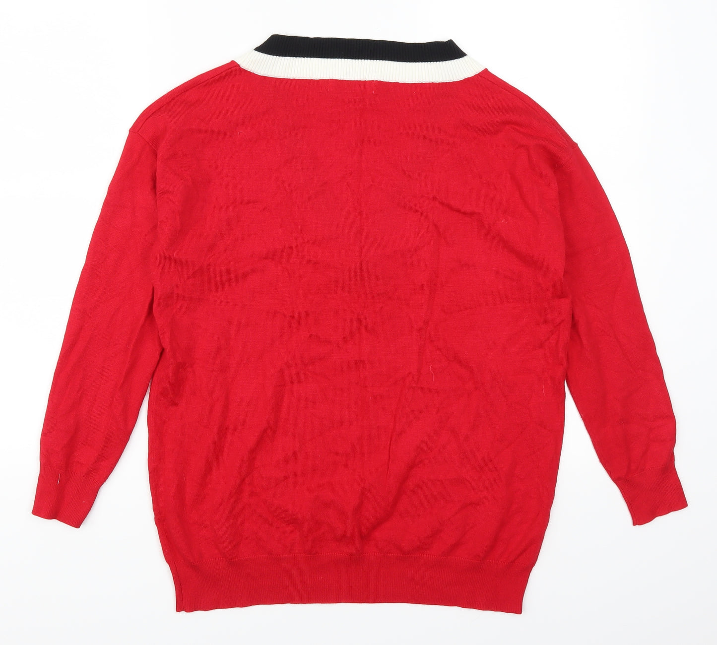 By Swan Womens Red   Pullover Jumper One Size