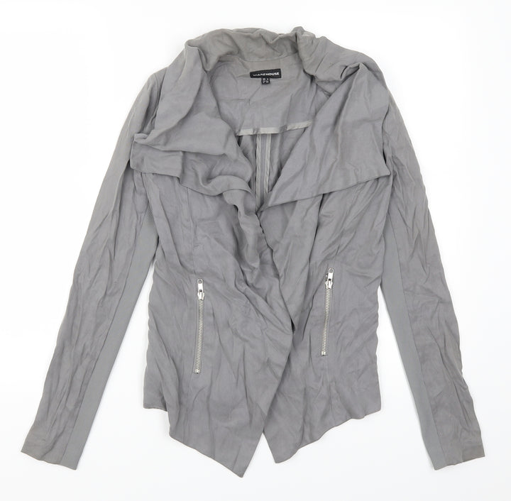 Warehouse Womens Grey Jacket Size 6