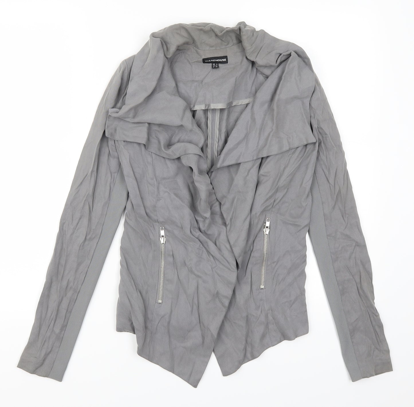 Warehouse Womens Grey   Jacket  Size 6