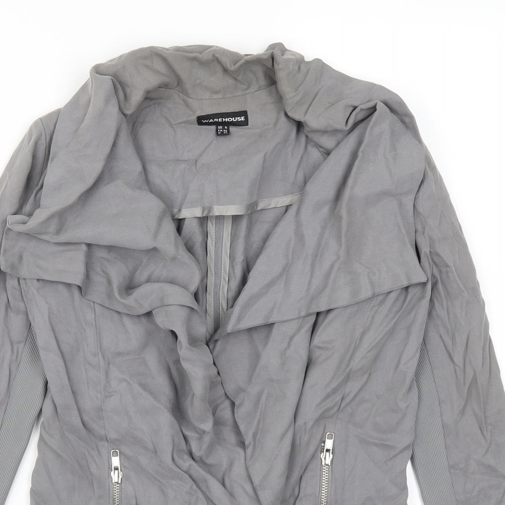 Warehouse Womens Grey   Jacket  Size 6