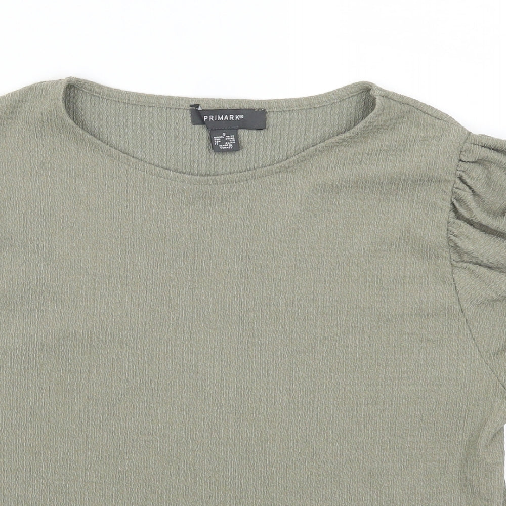 Primark Womens Green   Basic T-Shirt Size 10