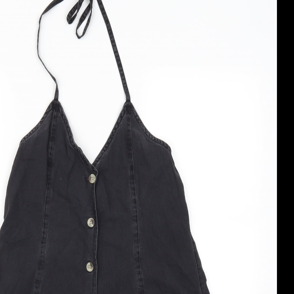 ASOS Womens Grey  Denim Mini  Size 10