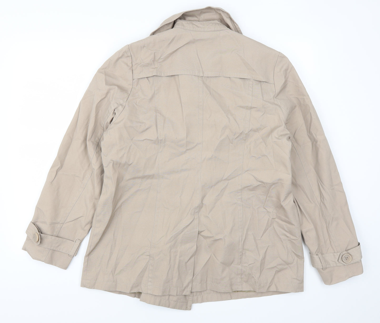 Matalan Womens Beige   Trench Coat Coat Size 20